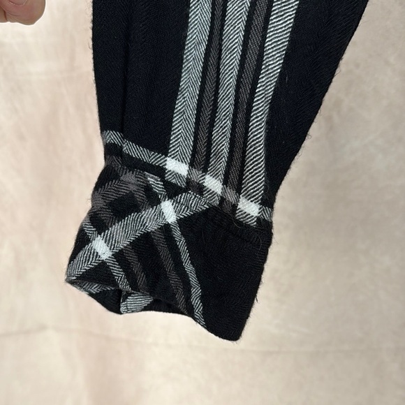 Rails Hunter Black White Plaid Button-Up Shirt Women XS Soft Easy Loose Comfy - Picture 5 of 12